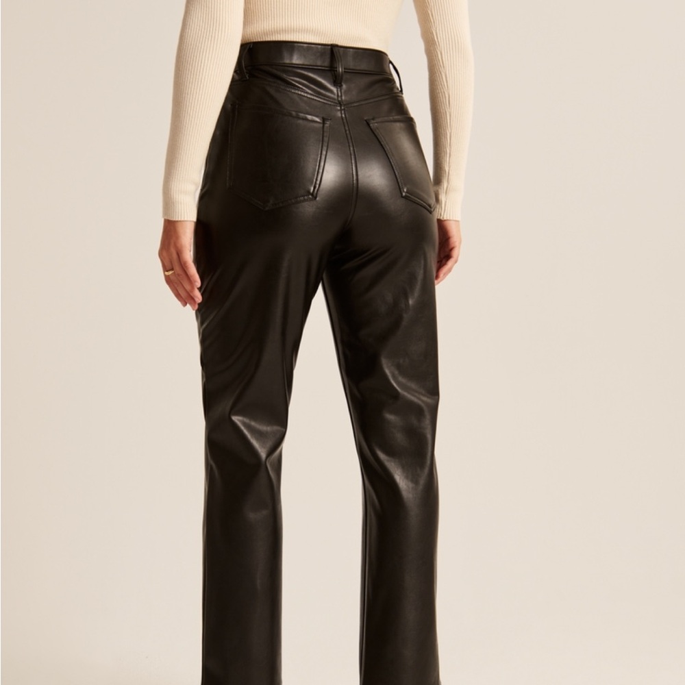 NET Abercrombie & Fitch Vegan Leather Pants